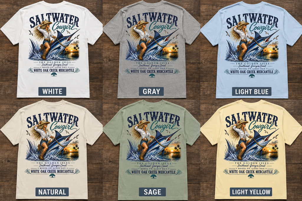 White Oak Creek Mercantile Saltwater Cowgirl Golden Isles