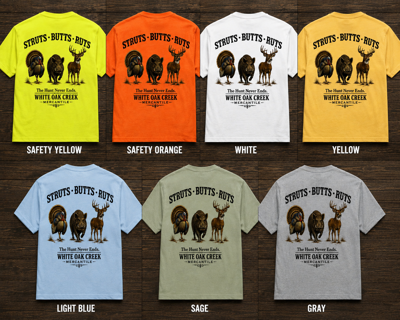 White Oak Creek Mercantile Struts*Butts*Ruts