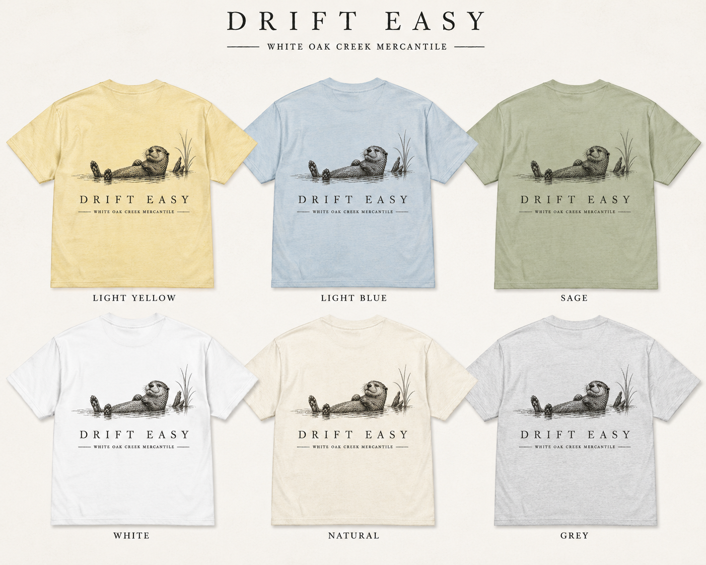 White Oak Creek Mercantile Otter - Drift Easy