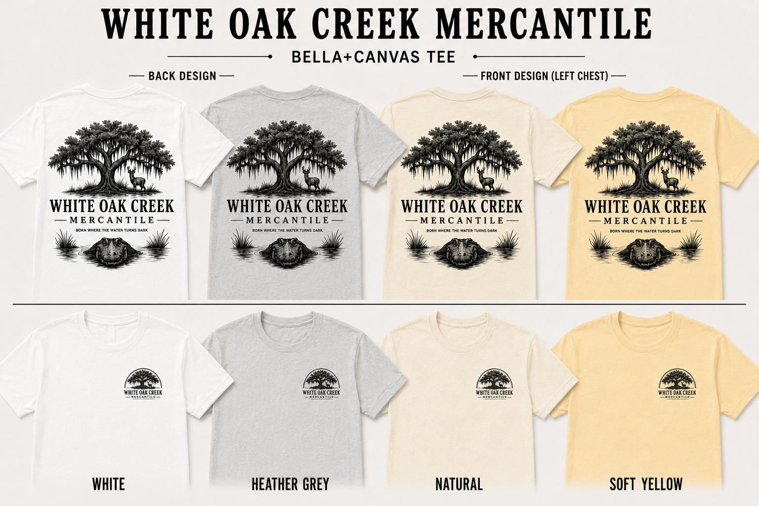 White Oak Creek Mercantile Logo Collection