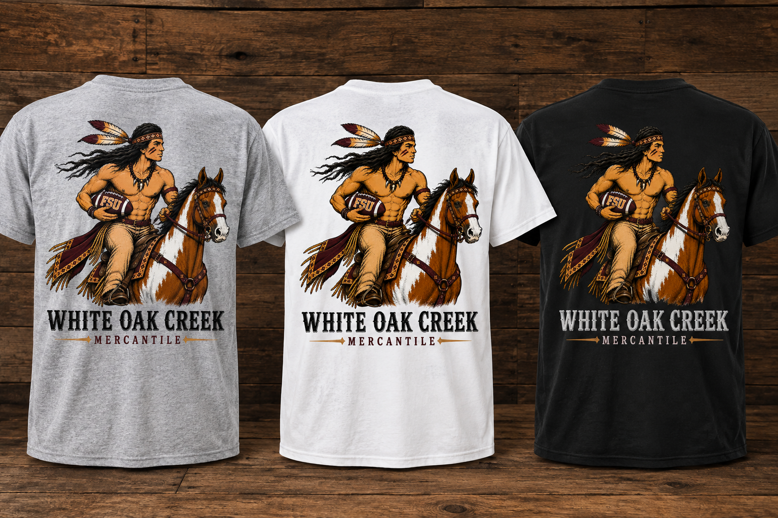 White Oak Creek Mercantile FSU Florida State Team Spirit