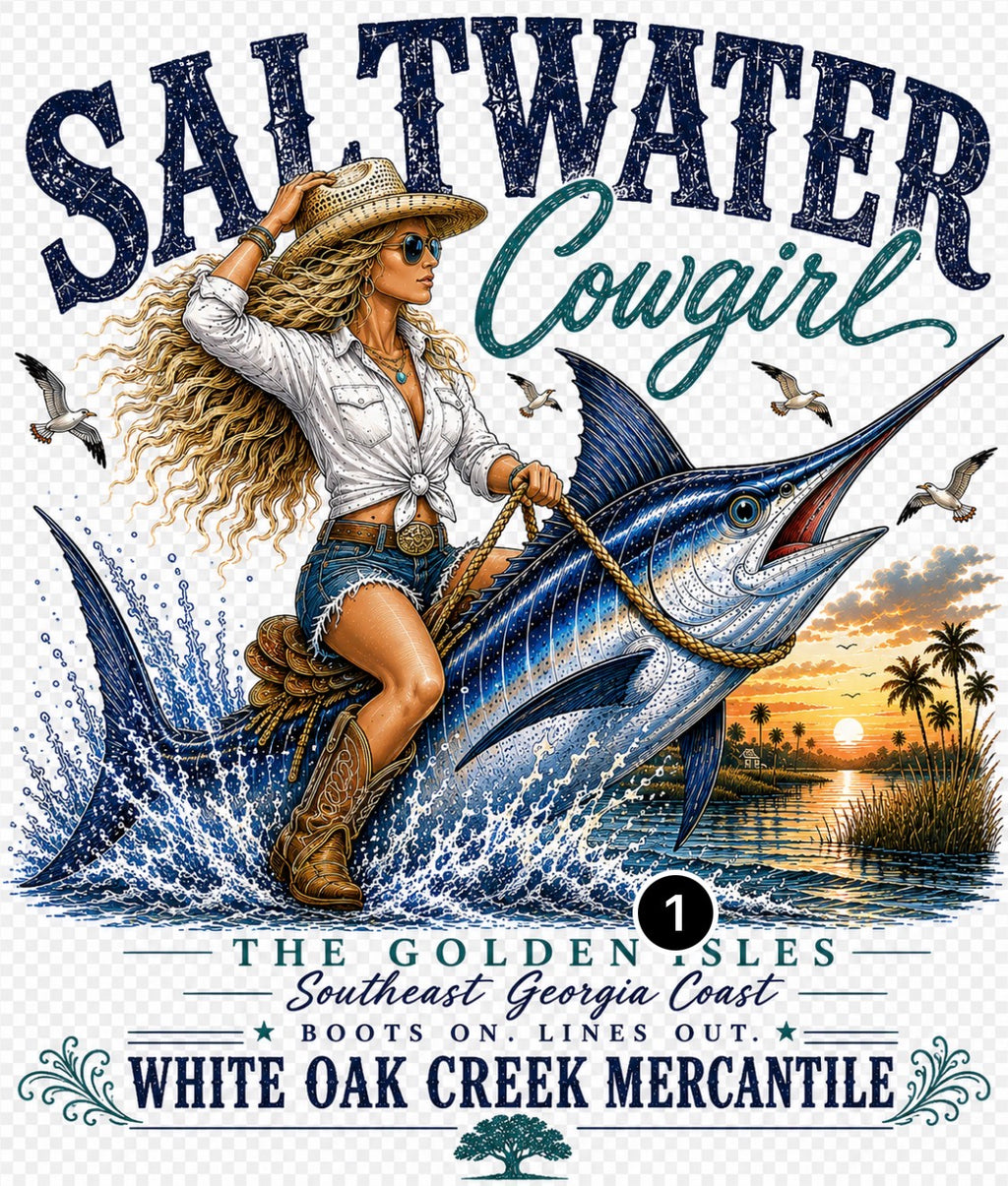 White Oak Creek Mercantile Saltwater Cowgirl Golden Isles